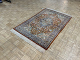 SEMI-ANTIQUE 4ft. x 6ft. TRADITIONAL KASHAN - David Tiftickjian & Sons