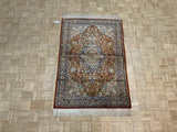 SEMI-ANTIQUE 4ft. x 6ft. TRADITIONAL KASHAN - David Tiftickjian & Sons