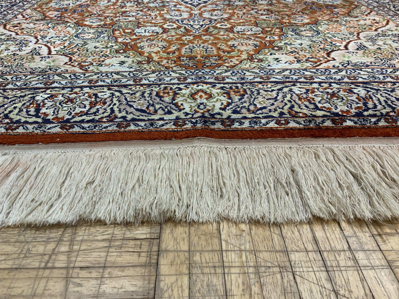 SEMI-ANTIQUE 4ft. x 6ft. TRADITIONAL KASHAN - David Tiftickjian & Sons
