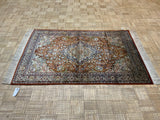 SEMI-ANTIQUE 4ft. x 6ft. TRADITIONAL KASHAN - David Tiftickjian & Sons
