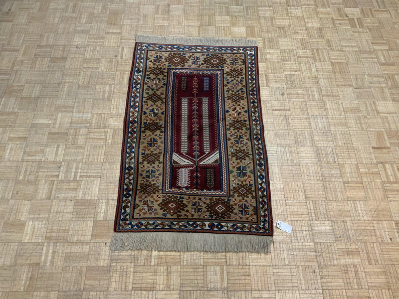 SEMI-ANTIQUE 4ft. x 6ft. TRADITIONAL KAZAK - David Tiftickjian & Sons