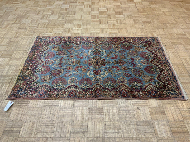 SEMI-ANTIQUE 4ft. x 6ft. TRADITIONAL KERMAN - David Tiftickjian & Sons