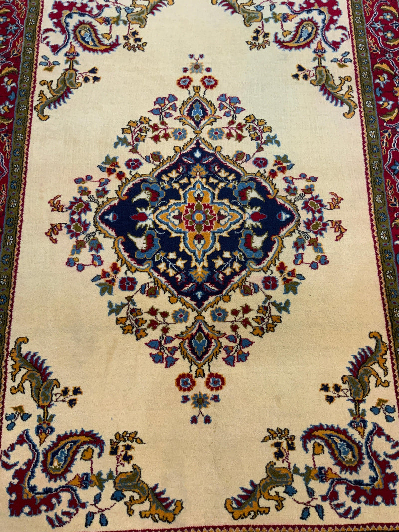 SEMI-ANTIQUE 4ft. x 6ft. TRADITIONAL QUOM - David Tiftickjian & Sons
