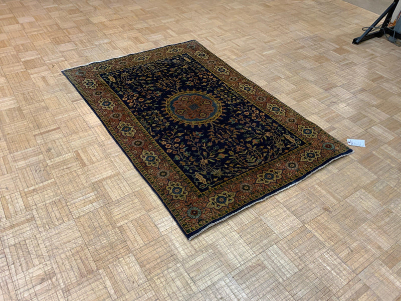 SEMI-ANTIQUE 4ft. x 6ft. TRADITIONAL SAROUK - David Tiftickjian & Sons