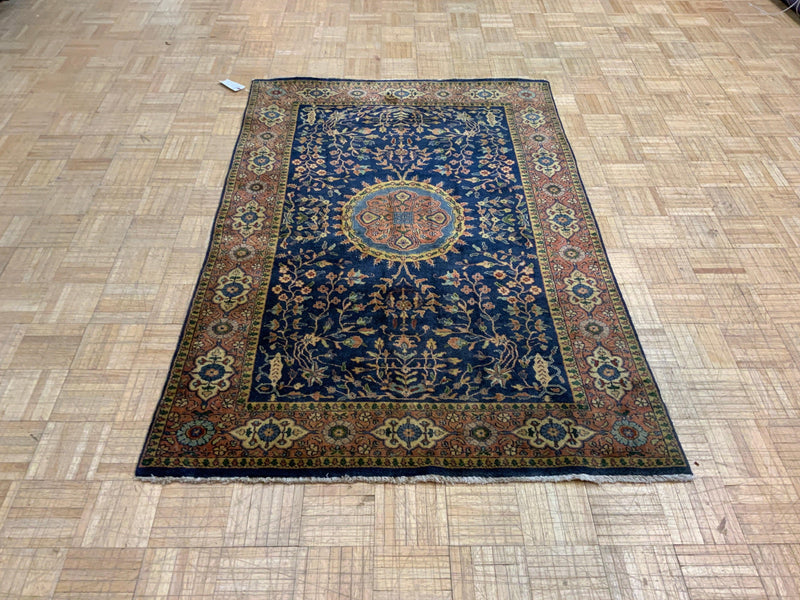 SEMI-ANTIQUE 4ft. x 6ft. TRADITIONAL SAROUK - David Tiftickjian & Sons