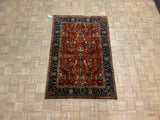 SEMI-ANTIQUE 4ft. x 6ft. TRANSITIONAL SAROUK - David Tiftickjian & Sons