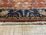 SEMI-ANTIQUE 4ft. x 6ft. TRANSITIONAL SAROUK - David Tiftickjian & Sons