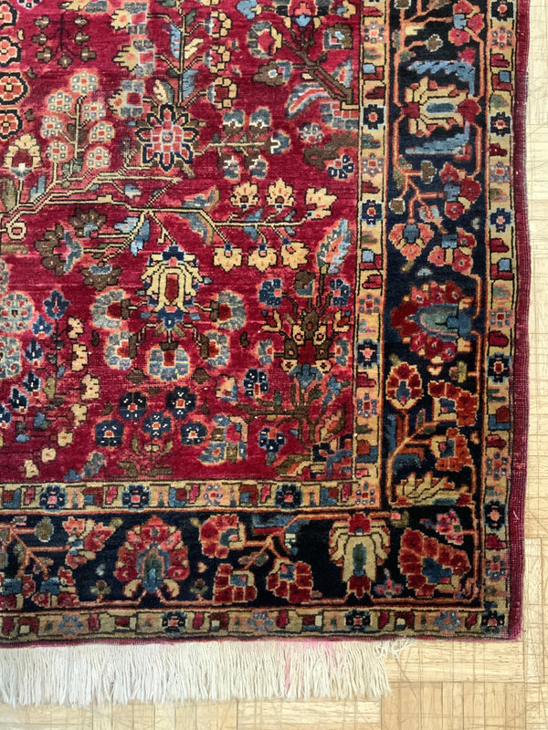 SEMI-ANTIQUE 4ft. x 7ft. TRADITIONAL SAROUK - David Tiftickjian & Sons