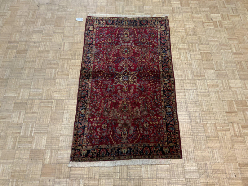 SEMI-ANTIQUE 4ft. x 7ft. TRADITIONAL SAROUK - David Tiftickjian & Sons