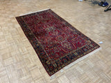 SEMI-ANTIQUE 4ft. x 7ft. TRADITIONAL SAROUK - David Tiftickjian & Sons