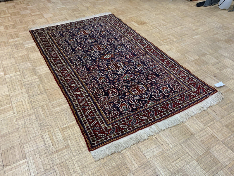 SEMI-ANTIQUE 4ft. x 7ft. TRANSITIONAL KAZAK - David Tiftickjian & Sons