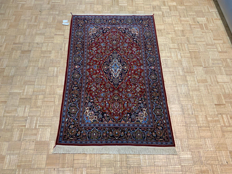 SEMI-ANTIQUE 5ft. x 7ft. TRADITIONAL KASHAN - David Tiftickjian & Sons