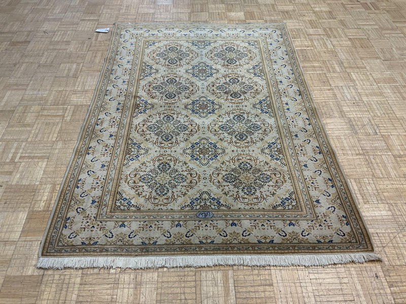SEMI-ANTIQUE 5ft. x 7ft. TRADITIONAL KASHAN - David Tiftickjian & Sons