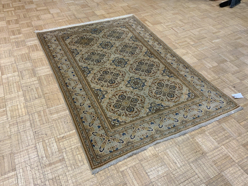 SEMI-ANTIQUE 5ft. x 7ft. TRADITIONAL KASHAN - David Tiftickjian & Sons