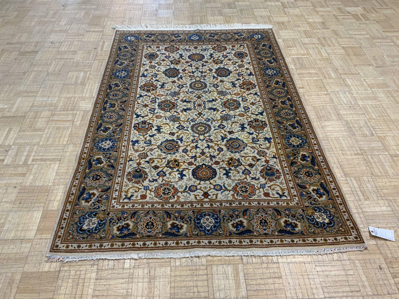 SEMI-ANTIQUE 5ft. x 7ft. TRADITIONAL KASHAN - David Tiftickjian & Sons