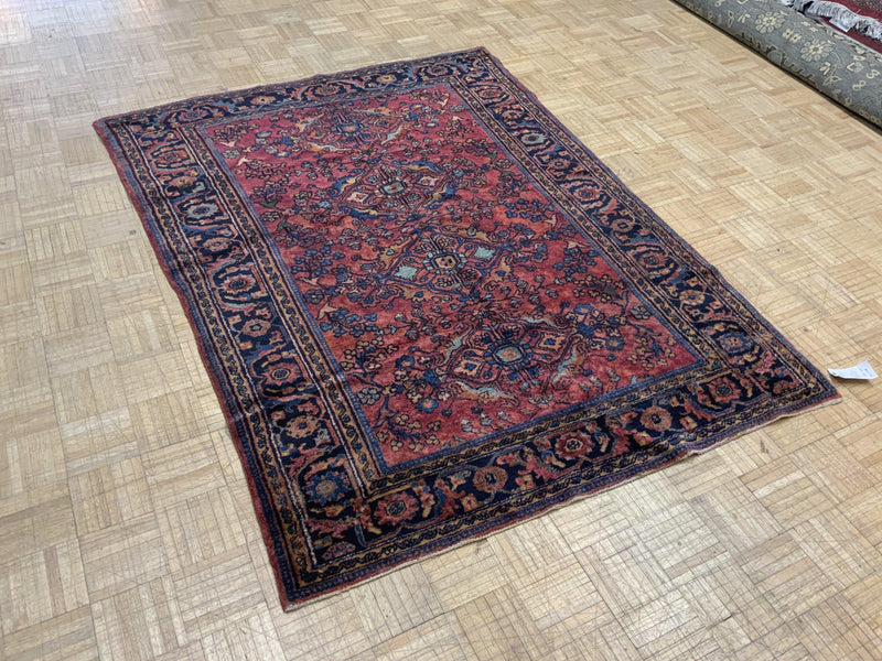 SEMI-ANTIQUE 5ft. x 7ft. TRADITIONAL LILIHAN - David Tiftickjian & Sons