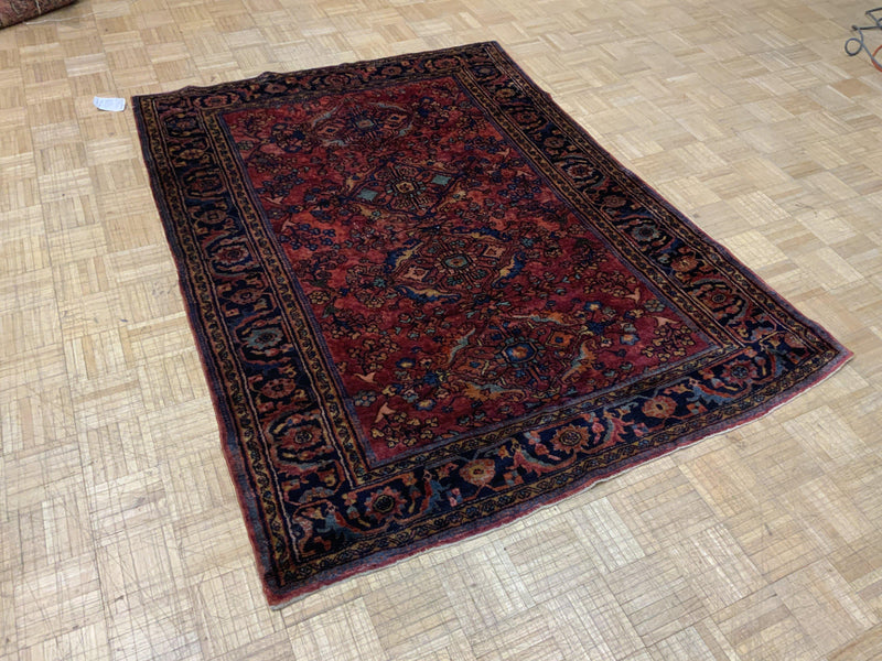 SEMI-ANTIQUE 5ft. x 7ft. TRADITIONAL LILIHAN - David Tiftickjian & Sons