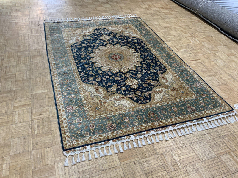 SEMI-ANTIQUE 5ft. x 8ft. TRADITIONAL TABRIZ - David Tiftickjian & Sons