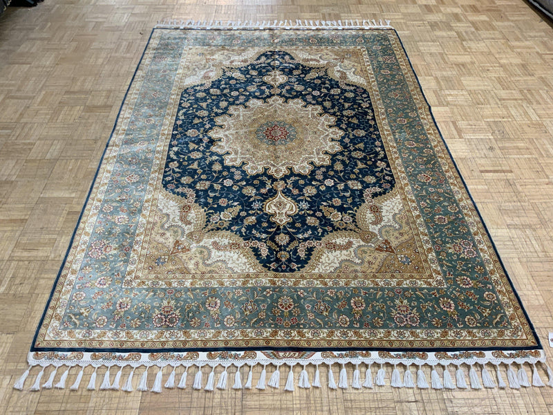 SEMI-ANTIQUE 5ft. x 8ft. TRADITIONAL TABRIZ - David Tiftickjian & Sons