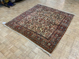 SEMI-ANTIQUE 6ft. x 7ft. TRADITIONAL SAROUK - David Tiftickjian & Sons
