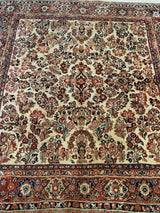 SEMI-ANTIQUE 6ft. x 7ft. TRADITIONAL SAROUK - David Tiftickjian & Sons