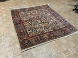 SEMI-ANTIQUE 6ft. x 7ft. TRADITIONAL SAROUK - David Tiftickjian & Sons
