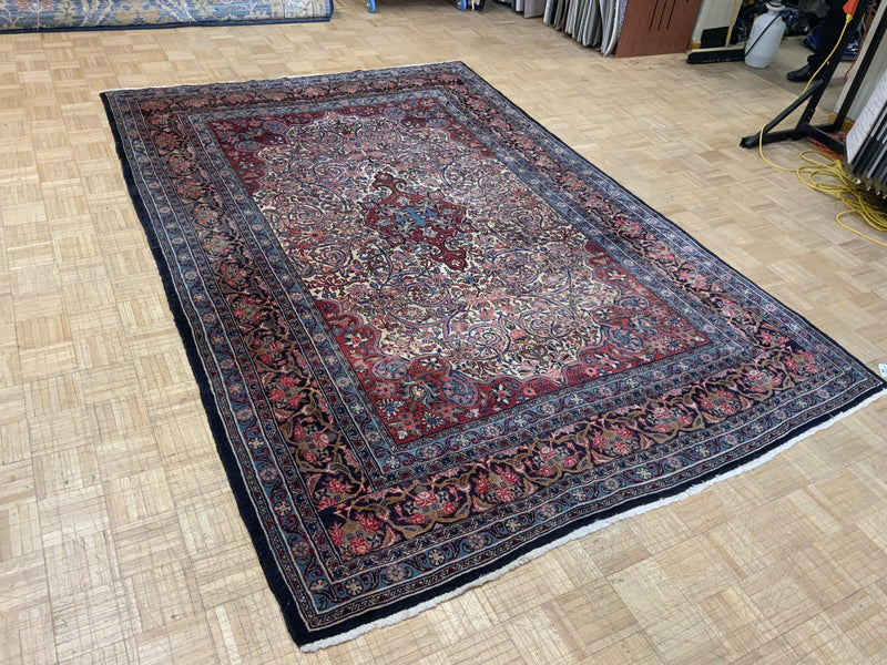 SEMI-ANTIQUE 7ft. x 10ft. TRADITIONAL BIDJAR - David Tiftickjian & Sons