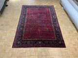 SEMI-ANTIQUE 7ft. x 11ft. TRADITIONAL SAROUK - David Tiftickjian & Sons