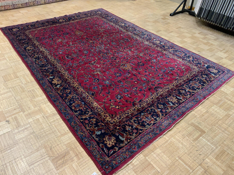 SEMI-ANTIQUE 7ft. x 11ft. TRADITIONAL SAROUK - David Tiftickjian & Sons