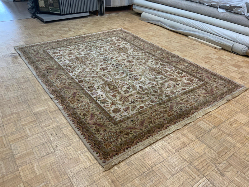 SEMI-ANTIQUE 8ft. x 10ft. TRADITIONAL TABRIZ - David Tiftickjian & Sons