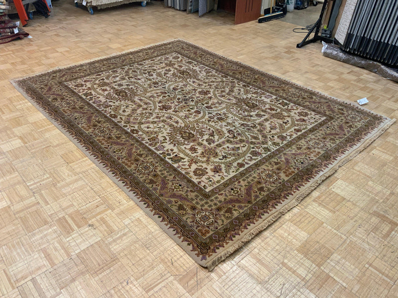 SEMI-ANTIQUE 8ft. x 10ft. TRADITIONAL TABRIZ - David Tiftickjian & Sons