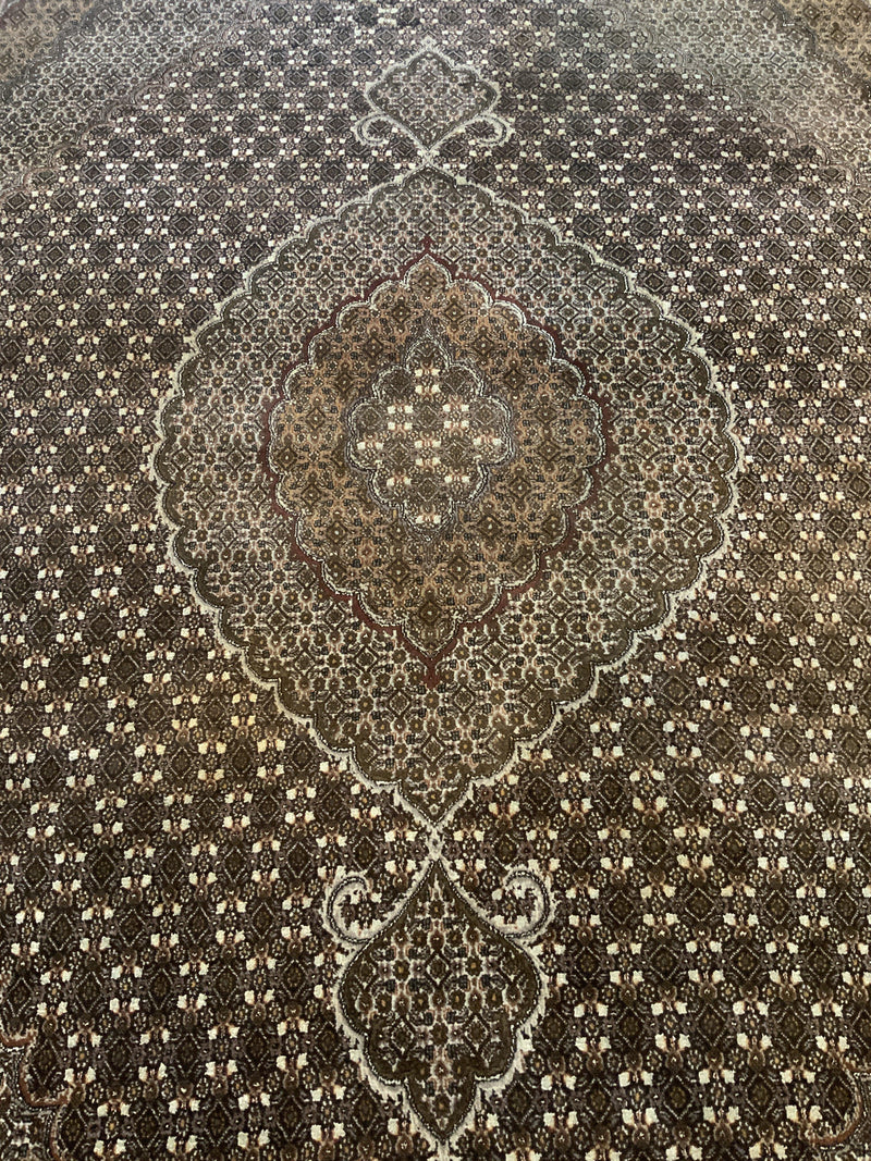 SEMI-ANTIQUE 8ft. x 11ft. TRADITIONAL TABRIZ - David Tiftickjian & Sons