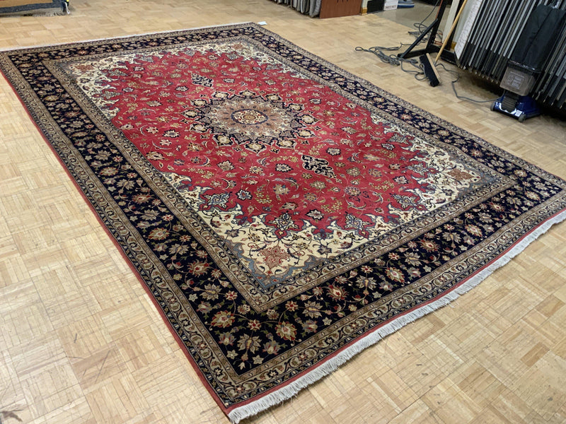 SEMI-ANTIQUE 8ft. x 12ft. TRADITIONAL TABRIZ - David Tiftickjian & Sons