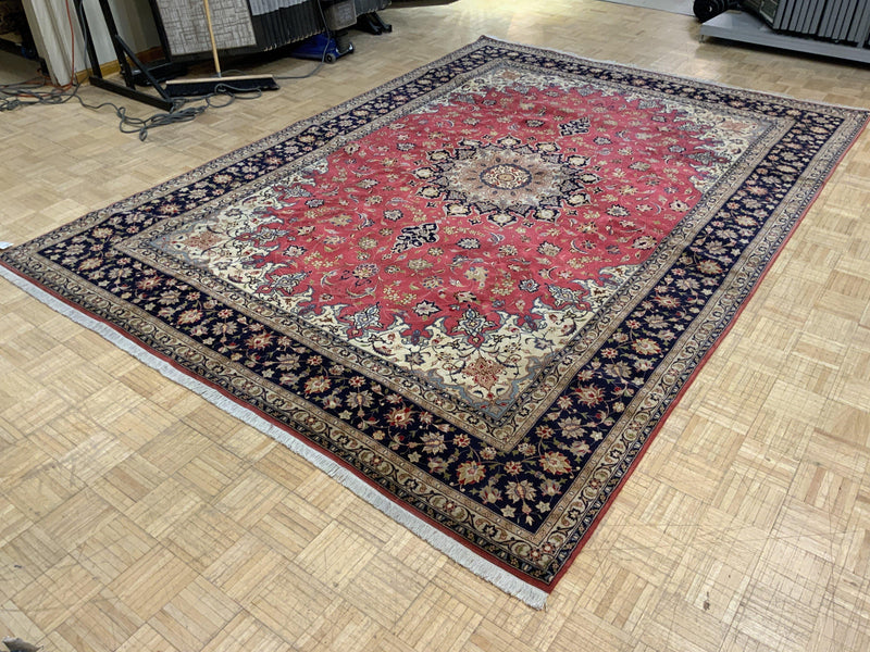 SEMI-ANTIQUE 8ft. x 12ft. TRADITIONAL TABRIZ - David Tiftickjian & Sons