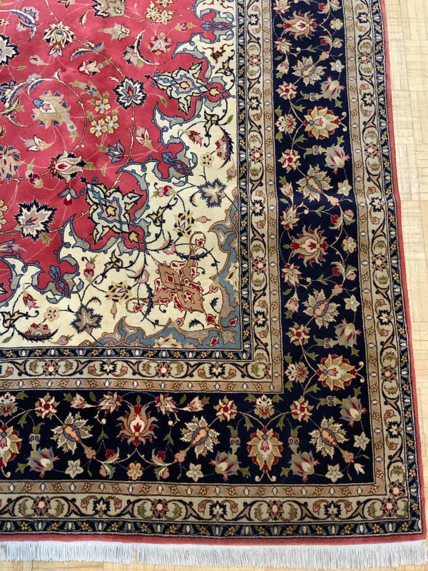 SEMI-ANTIQUE 8ft. x 12ft. TRADITIONAL TABRIZ - David Tiftickjian & Sons