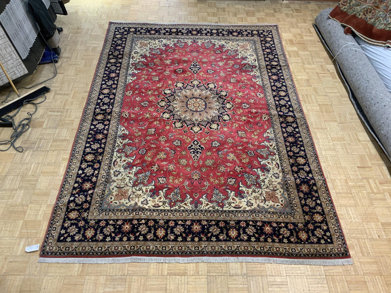 SEMI-ANTIQUE 8ft. x 12ft. TRADITIONAL TABRIZ - David Tiftickjian & Sons