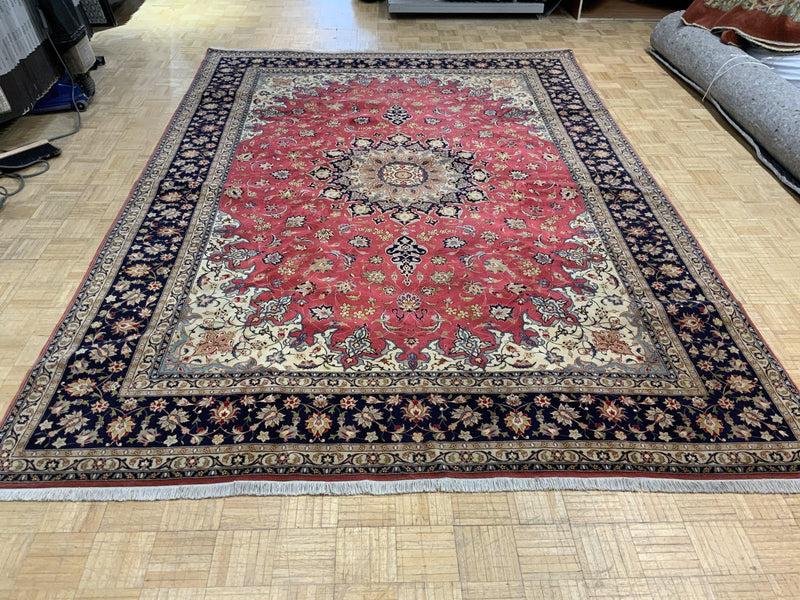 SEMI-ANTIQUE 8ft. x 12ft. TRADITIONAL TABRIZ - David Tiftickjian & Sons