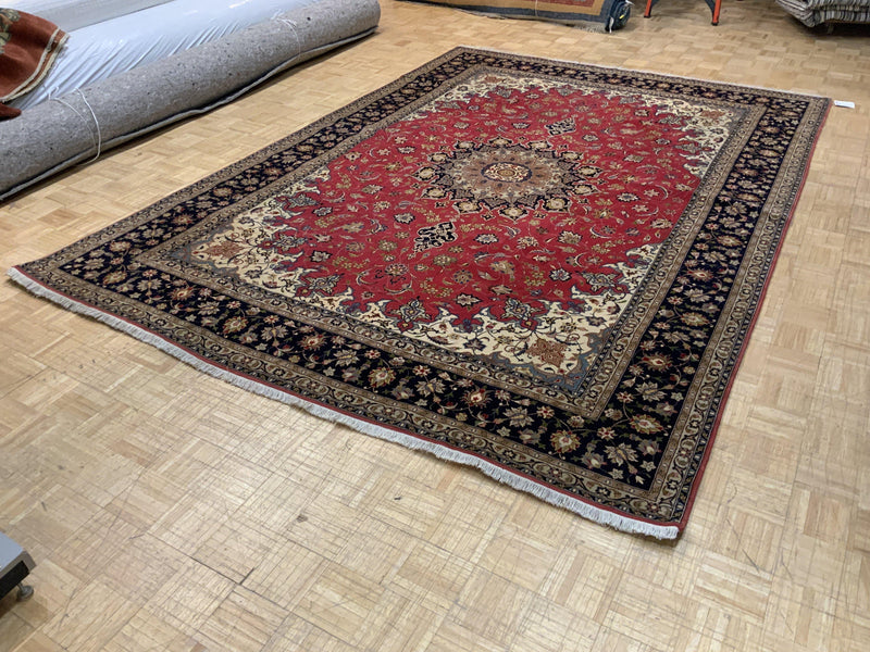 SEMI-ANTIQUE 8ft. x 12ft. TRADITIONAL TABRIZ - David Tiftickjian & Sons