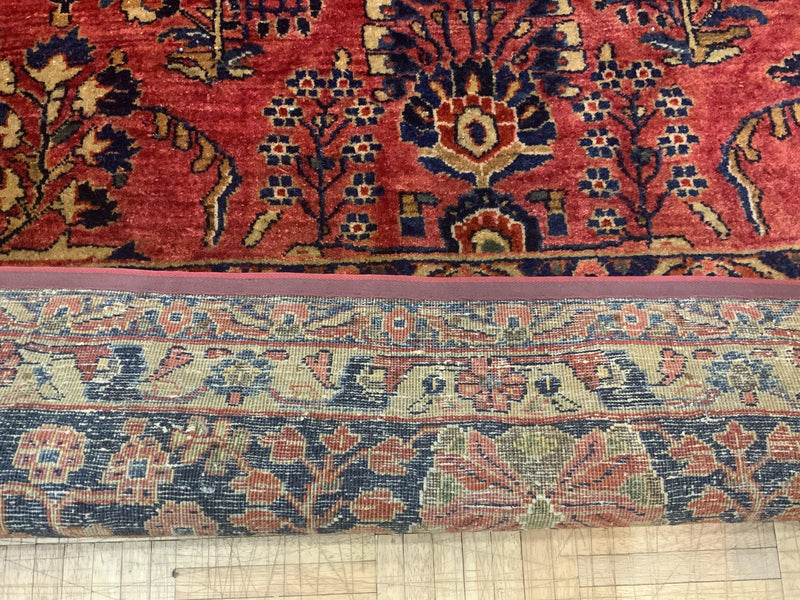 SEMI-ANTIQUE 9ft. x 12ft. TRADITIONAL SAROUK - David Tiftickjian & Sons