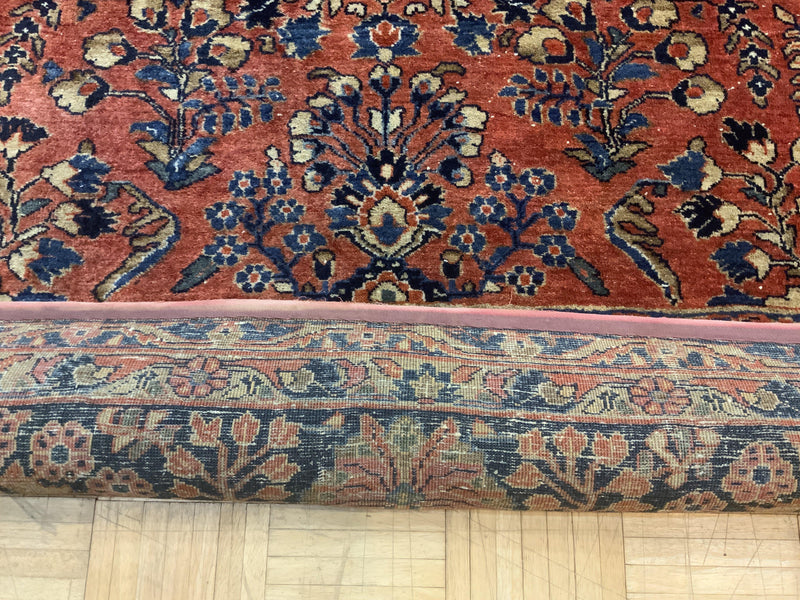SEMI-ANTIQUE 9ft. x 12ft. TRADITIONAL SAROUK - David Tiftickjian & Sons