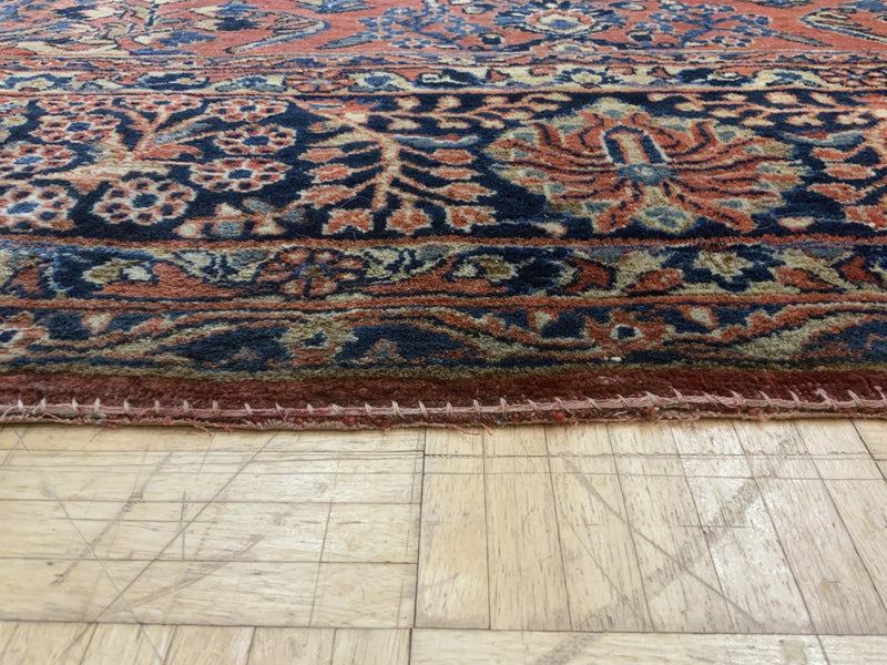SEMI-ANTIQUE 9ft. x 12ft. TRADITIONAL SAROUK - David Tiftickjian & Sons