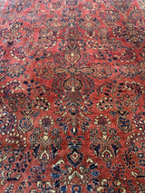 SEMI-ANTIQUE 9ft. x 12ft. TRADITIONAL SAROUK - David Tiftickjian & Sons