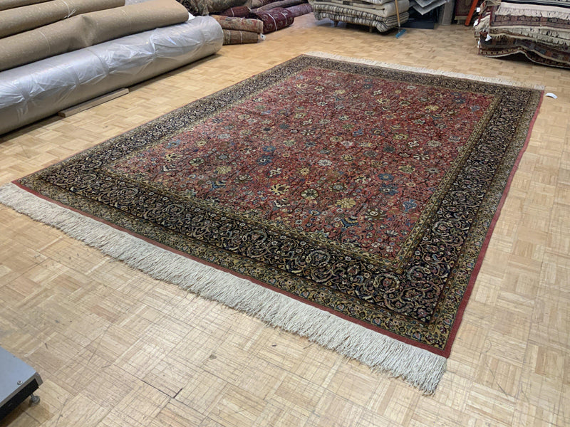SEMI-ANTIQUE 9ft. x 13ft. TRADITIONAL TABRIZ - David Tiftickjian & Sons