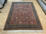 SEMI-ANTIQUE 9ft. x 13ft. TRADITIONAL TABRIZ - David Tiftickjian & Sons