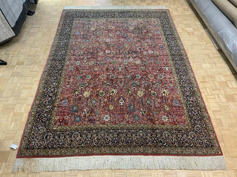 SEMI-ANTIQUE 9ft. x 13ft. TRADITIONAL TABRIZ - David Tiftickjian & Sons