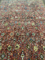SEMI-ANTIQUE 9ft. x 13ft. TRADITIONAL TABRIZ - David Tiftickjian & Sons