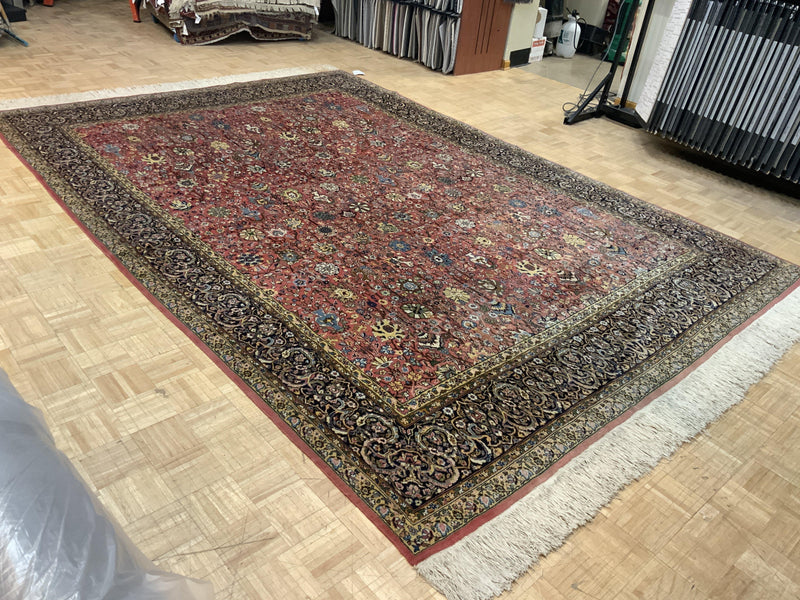 SEMI-ANTIQUE 9ft. x 13ft. TRADITIONAL TABRIZ - David Tiftickjian & Sons