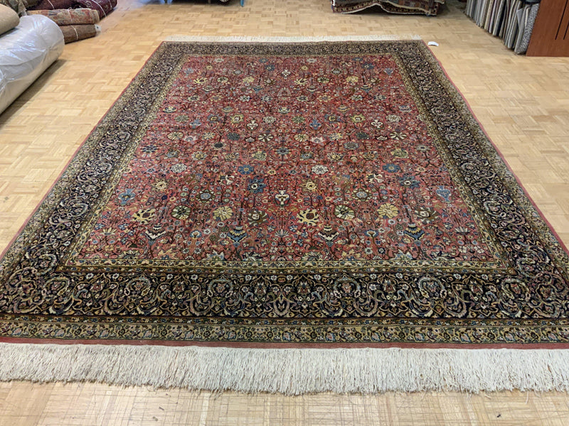 SEMI-ANTIQUE 9ft. x 13ft. TRADITIONAL TABRIZ - David Tiftickjian & Sons