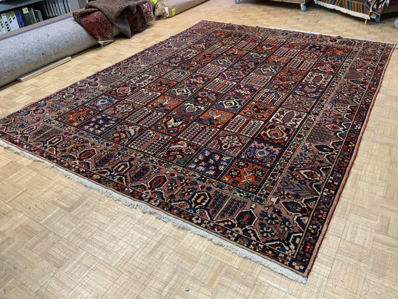 SEMI-ANTIQUE 9ft. x 13ft. TRANSITIONAL BAKHTIARI - David Tiftickjian & Sons