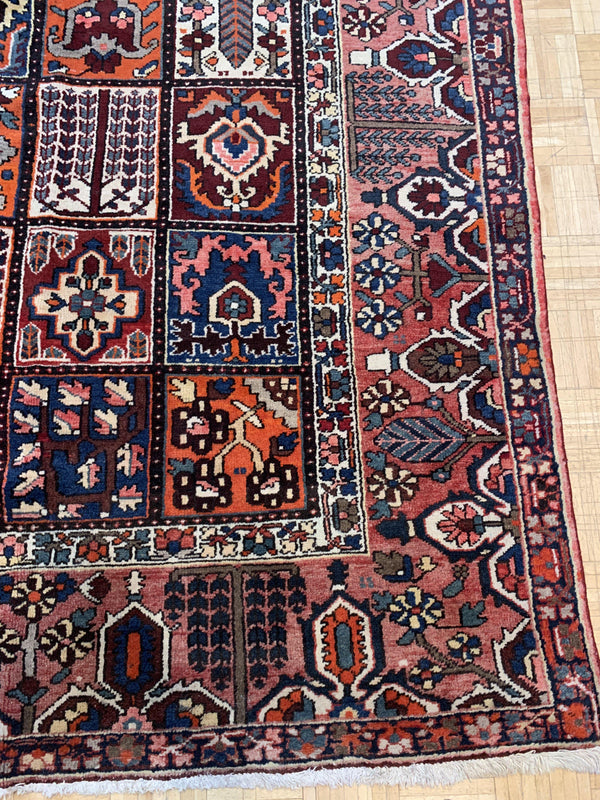 SEMI-ANTIQUE 9ft. x 13ft. TRANSITIONAL BAKHTIARI - David Tiftickjian & Sons